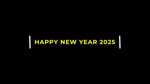 Happy new year title text animation .Gold glittering star dust trail sparkling p Stock Footage 295491647