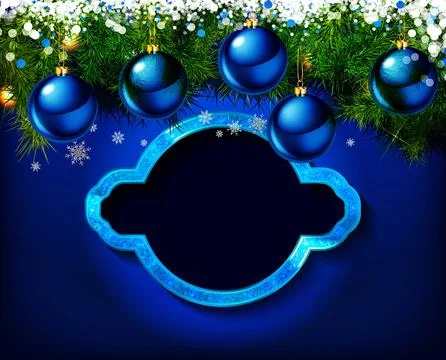 Happy New Year Vector Composition Stock Illustration