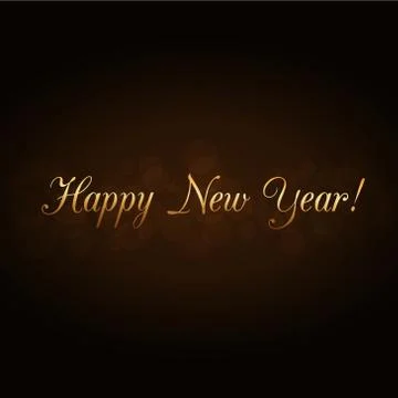 Happy New Year vector illustration Stock Illustration