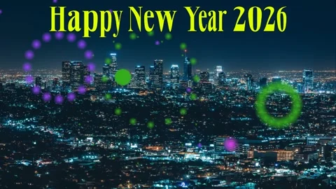 Happy New Year, year of the fire horse 2026 Stock Footage 323933469