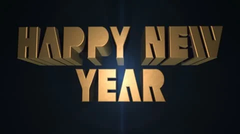Happy new year2 Stock Footage 10566346
