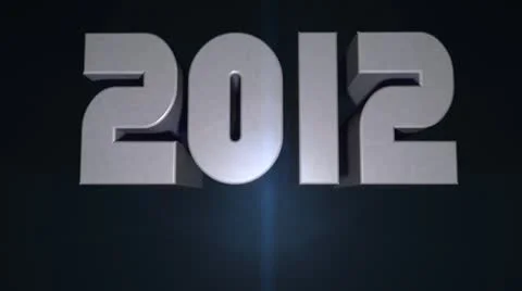 Happy new year2012 Stock Footage 10566355