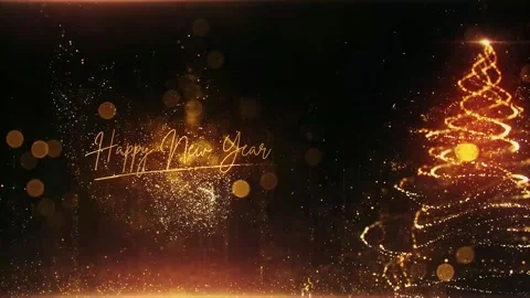 Happy New Year(28) Stock Footage 247970259