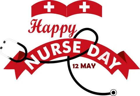 Happy Nurse Day Template Design Vectors Stock Illustration