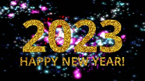 Happy NYE 2023 Stock Footage 222741923