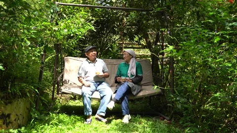 Happy Old Elderly Couple Stock Footage 287315024