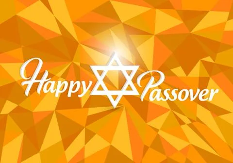Happy passover card design Stockillustratie
