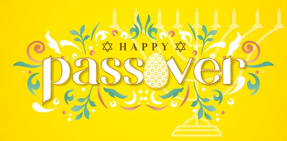 Happy Passover Stock Illustration
