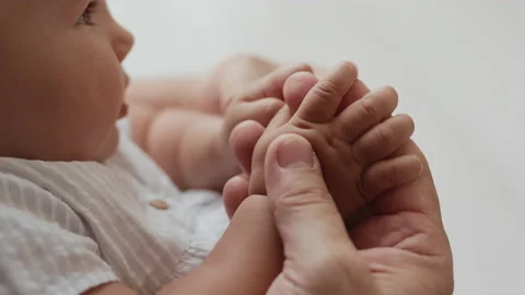 Happy Paternity and Recreation of Elder Caucasian Man with Healthy Daughter in D Stock Footage 199479080