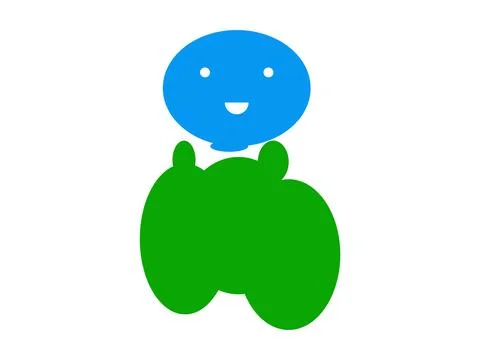 Happy People Icon Vector, Smiling Faces Illustration, Joyful Character Desi.. Stock Illustration