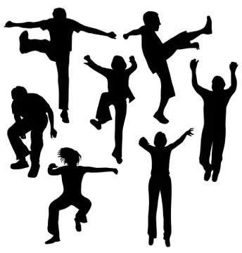 Happy people Illustrazione stock