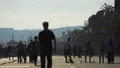 Happy people walking on embankment and enjoying weekend in Nice, France 4k or 4k+ Resolution