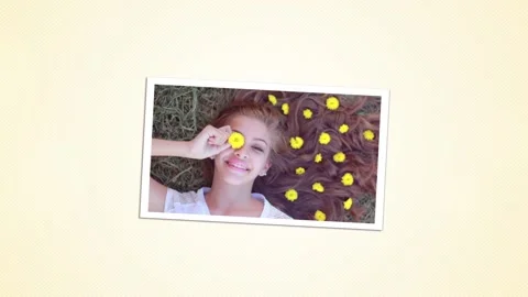 Happy Photo Opener After Effects stock