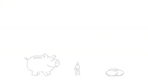 Happy pig Stock Footage 506027