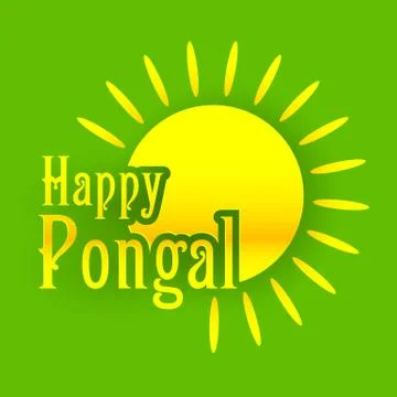 Happy Pongal Stock Illustration
