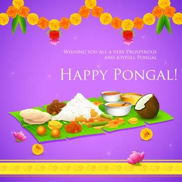 Happy Pongal Stock Illustration
