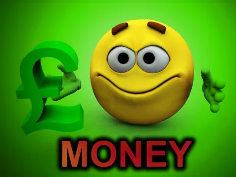 Happy Pound Guy Stock Illustration