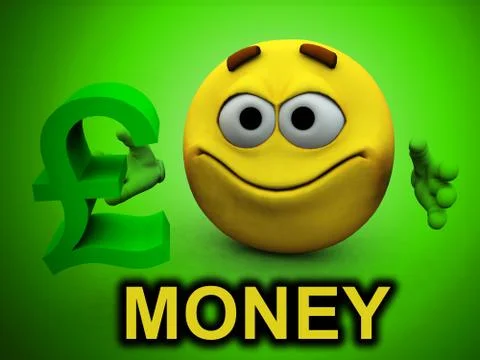 Happy Pound Guy Stock Illustration