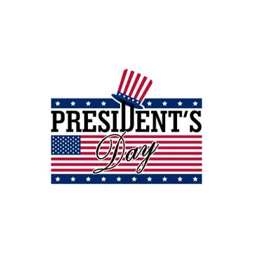 Happy President's Day America design background. Vector illustration Stock Illustration