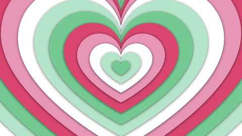 Happy Pride Month Abrosexual Pride Flag Heart Tunnel Background Stock Illustration