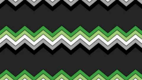 Happy Pride Month Aromantic Pride Flag Horizontal Background Stock Illustration