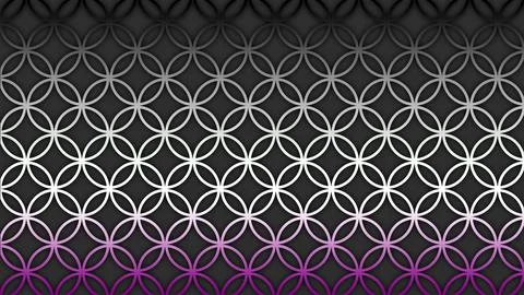 Happy Pride Month Asexual Pride Flag Circle Background Stock Illustration
