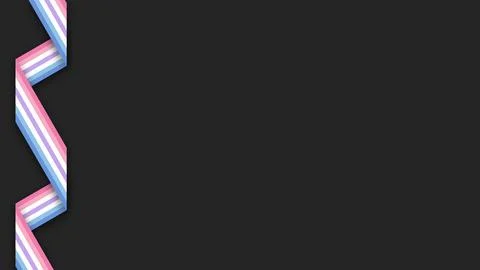 Happy Pride Month Bigender Pride Flag Swirl Background Stock Illustration