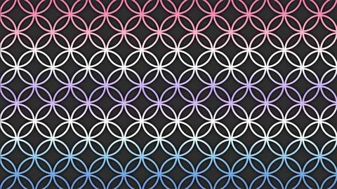 Happy Pride Month Bigender Pride Flag Circle Background Stock Illustration