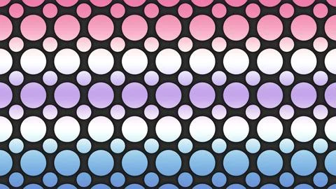 Happy Pride Month Bigender Pride Flag Bubble Background Illustrazione stock