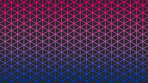 Happy Pride Month Bisexual Pride Flag Triangle Background Illustrazione stock