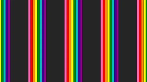 Happy Pride Month Gilbert Baker Pride Flag Horizontal Background Stock Illustration