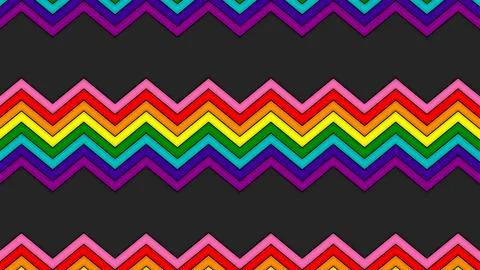 Happy Pride Month Gilbert Baker Pride Flag Horizontal Background Stock Illustration