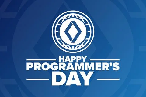 Happy Programmers Day. Holiday concept. Template for background, banner, card Stock Illustration