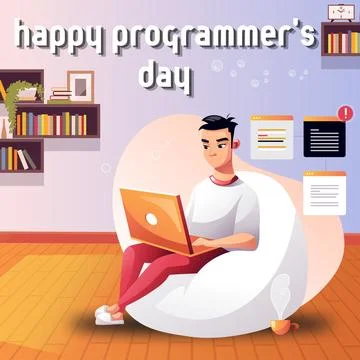 Happy Programmers Day Stock-Illustration