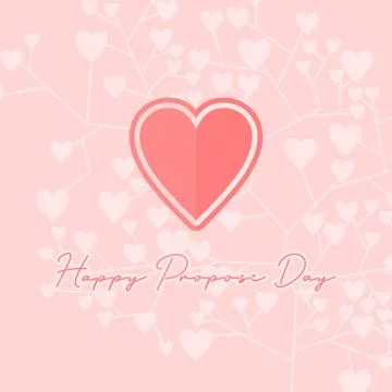 Happy Propose Day Stock Illustration