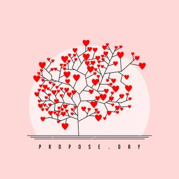 Happy Propose Day Stock Illustration