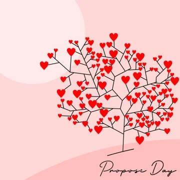 Happy Propose Day Stock Illustration