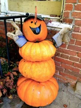 Happy pumpkin 스톡 사진