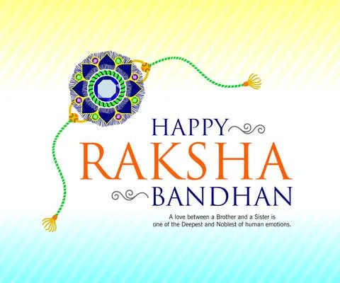 Happy rakhsabandhan vector background Stock Illustration
