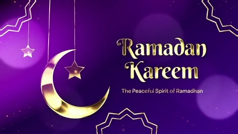 Happy Ramadan Kareem After Effects stock