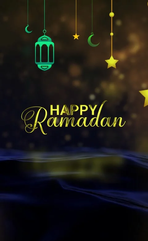 Happy Ramadan Vertical Opener Video stock 341887019