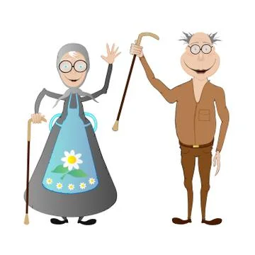 Happy retirement Stock Illustration