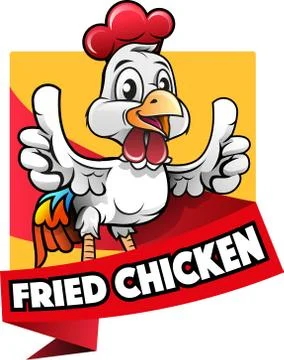 Happy rooster symbol Stock Illustration