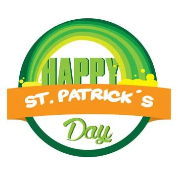 Happy Saint Patrick day Illustrazione stock