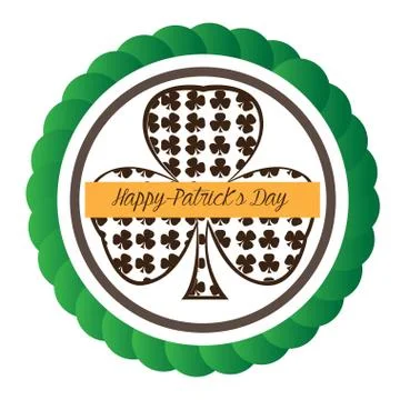 Happy Saint Patrick day Stock Illustration