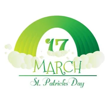 Happy Saint Patrick day Stock Illustration