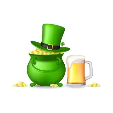 Happy Saint Patrick's Day Background Stock Illustration