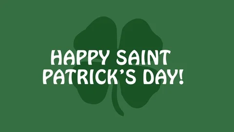 Happy Saint Patrick's Day Stock Footage 86177555