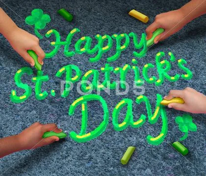 Happy Saint Patricks Day Stock Illustration