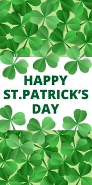 Happy Saint Patricks Day Stock Illustration